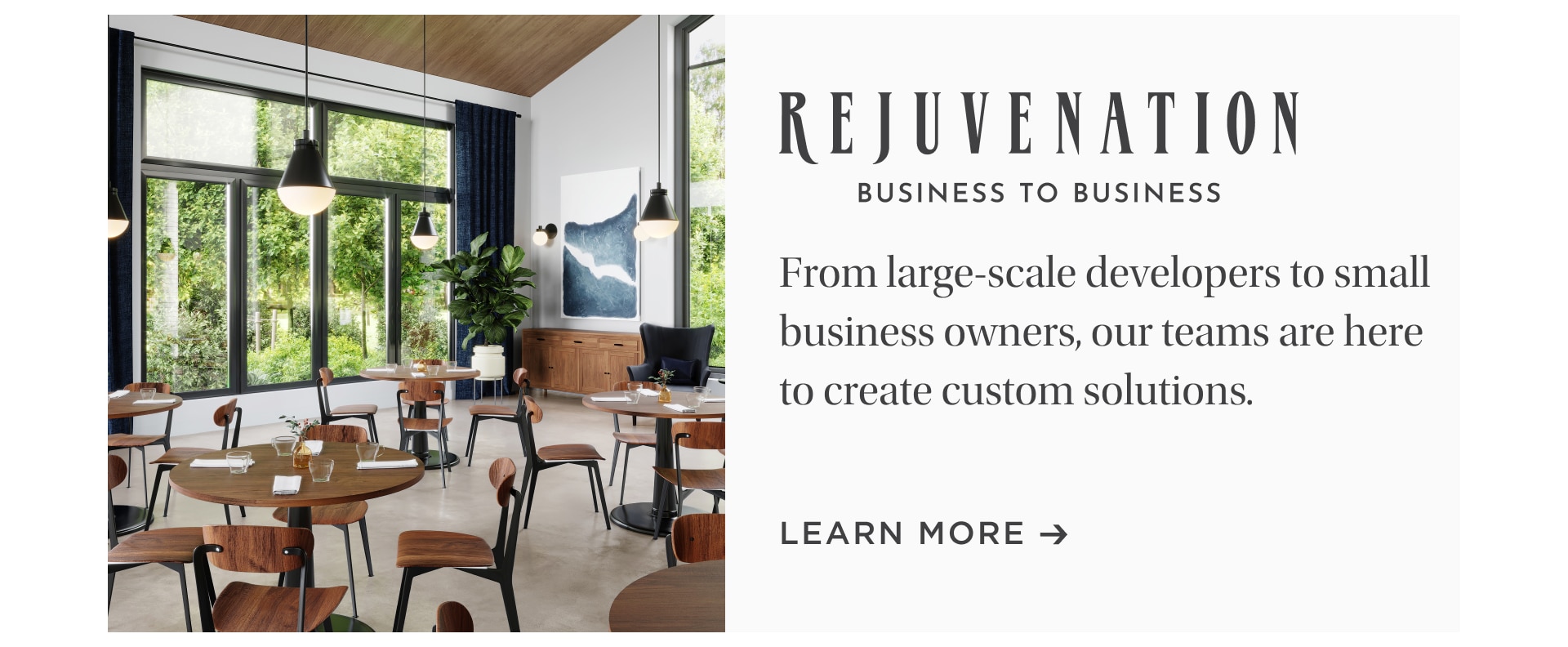 REJUVENATION - BUSINESS TO BUSINESS - LEARN MORE