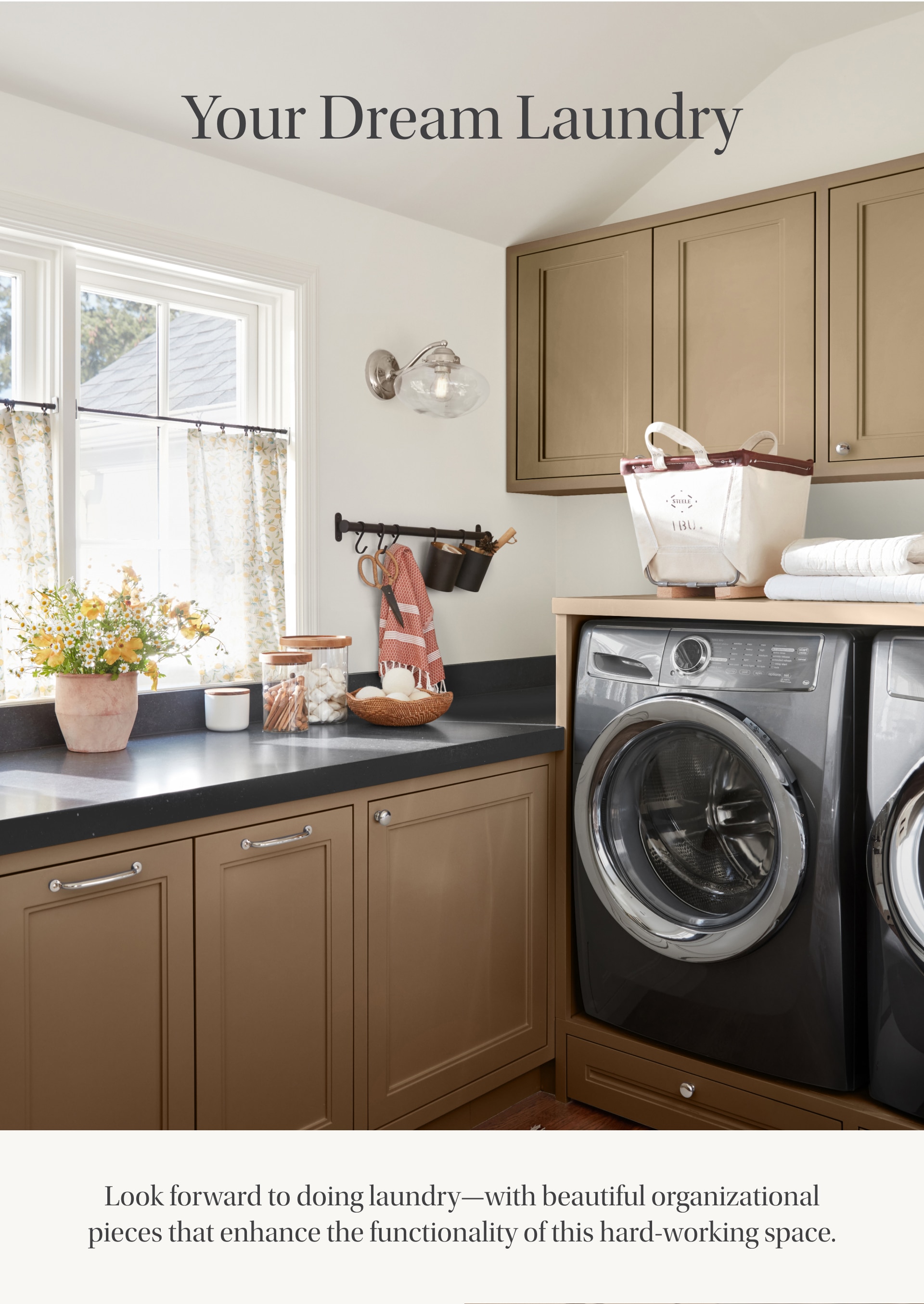 Using Cabinets To Organize Your Laundry Room - CT Kitchen & Bath