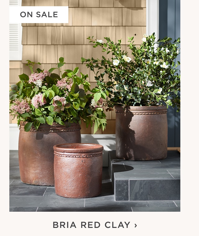 Bria Red Clay Planters
