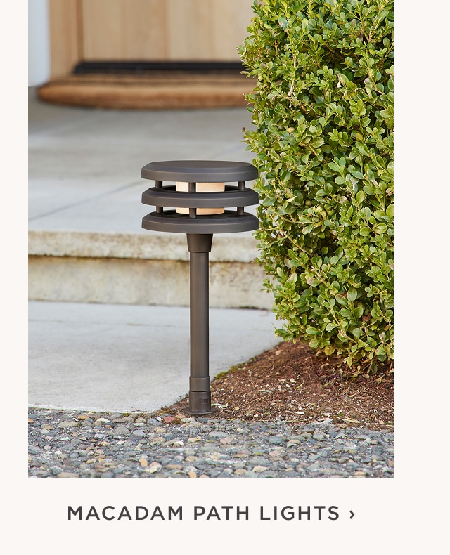 macadam path lights