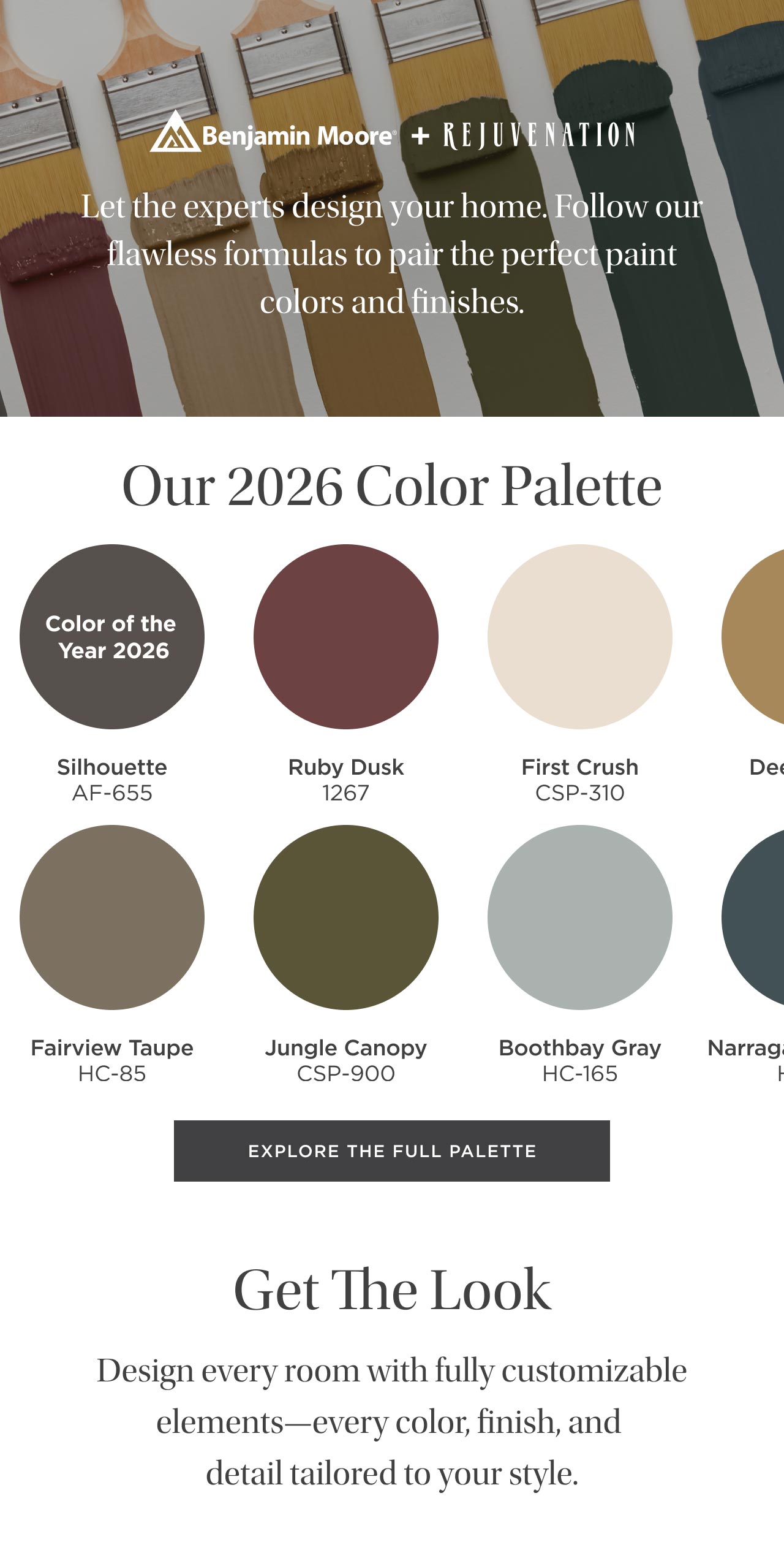 Our 2026 palette